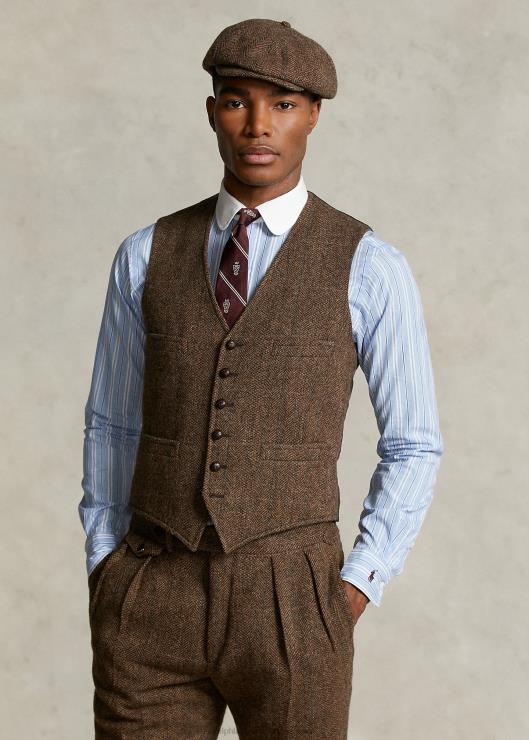 chaleco de tweed de la colección morehouse hombresRalph Lauren 2XR2V1311