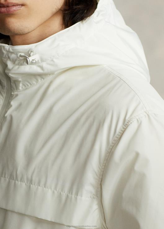 chamarra con capucha repelente al agua hombres lavaplatos blanco Ralph Lauren 2XR2V8381