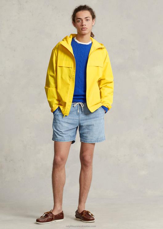 chamarra con capucha repelente al agua hombres limonada Ralph Lauren 2XR2V8382