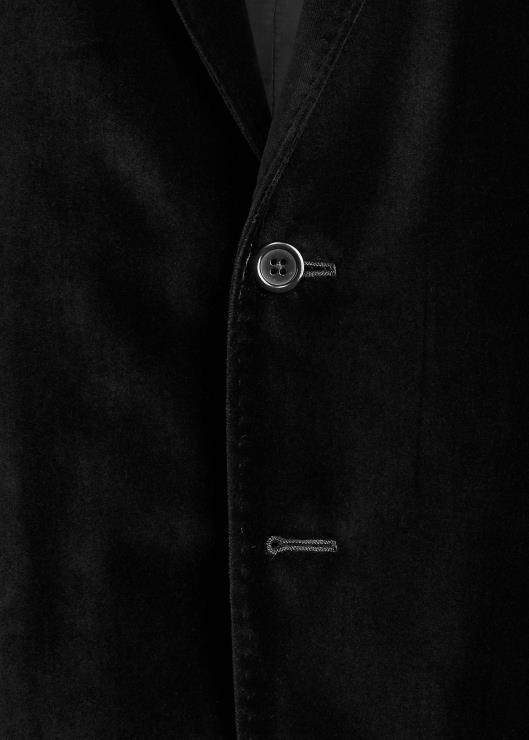 chamarra polo de terciopelo suave hombres negro Ralph Lauren 2XR2V844