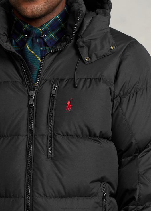 chaqueta acolchada repelente al agua hombres negro Ralph Lauren 2XR2V1922