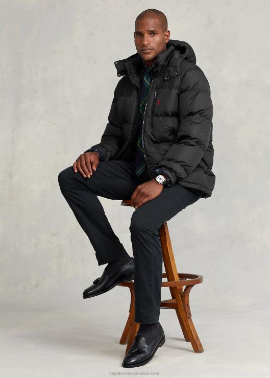 chaqueta acolchada repelente al agua hombres negro Ralph Lauren 2XR2V1922
