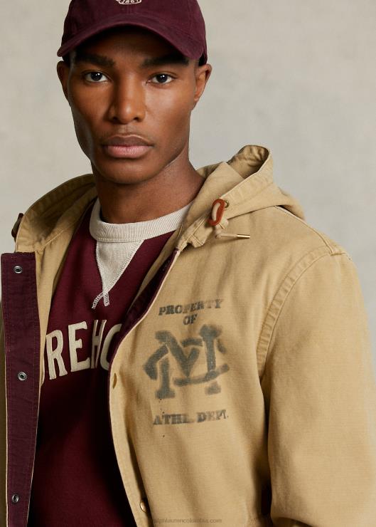 chaqueta de la colección morehouse hombres caqui del desierto Ralph Lauren 2XR2V1294