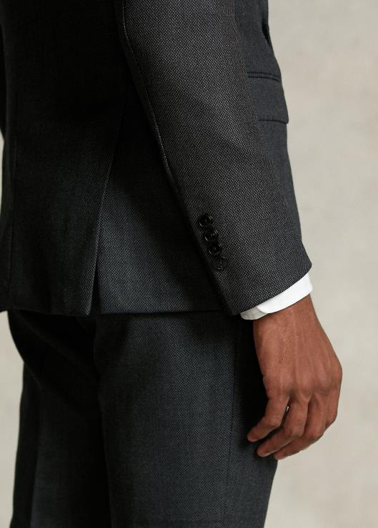 chaqueta de traje de la colección morehouse hombres gris Ralph Lauren 2XR2V1201