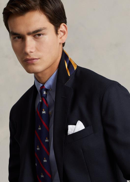 chaqueta de traje polo de lana suave oxford hombres Armada Ralph Lauren 2XR2V540