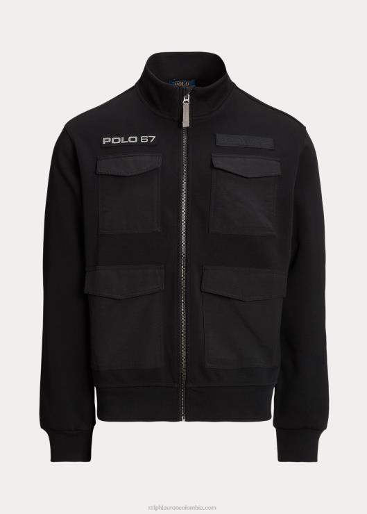 chaqueta híbrida repelente al agua hombres negro Ralph Lauren 2XR2V8478