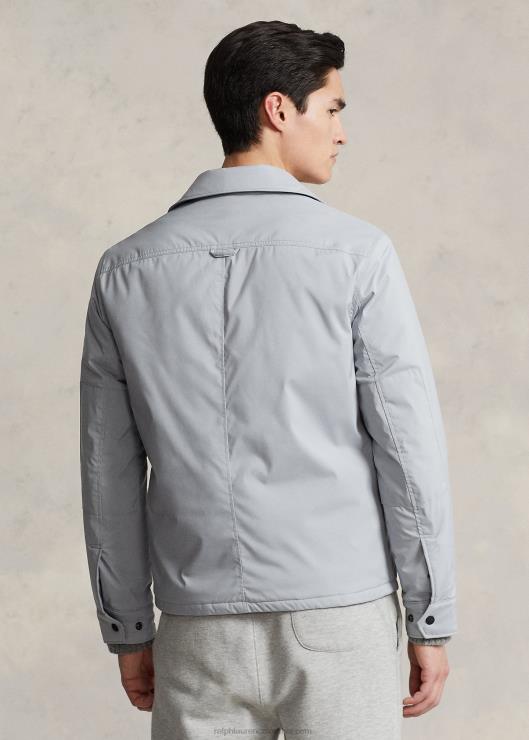 chaqueta repelente al agua hombres canal gris Ralph Lauren 2XR2V8676