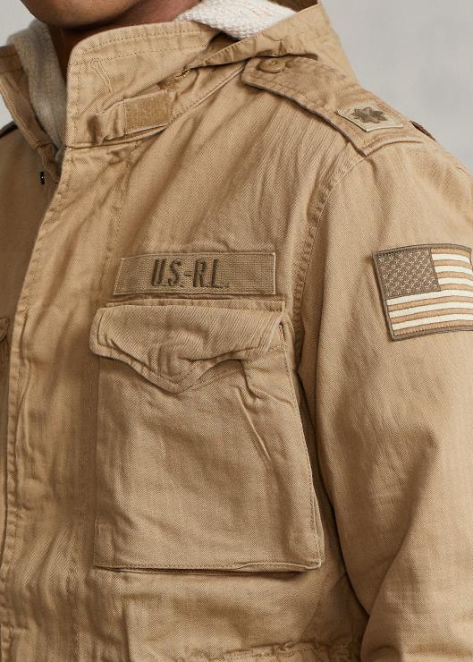 la icónica chaqueta de campaña hombres caqui del desierto Ralph Lauren 2XR2V955