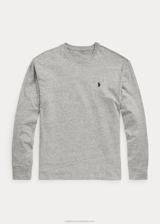 camiseta de manga larga de jersey-todos los ajustes hombres brezo vintage oscuro Ralph Lauren 2XR2V182