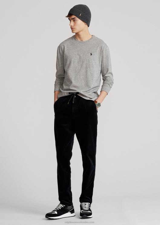 camiseta de manga larga de jersey-todos los ajustes hombres brezo vintage oscuro Ralph Lauren 2XR2V182