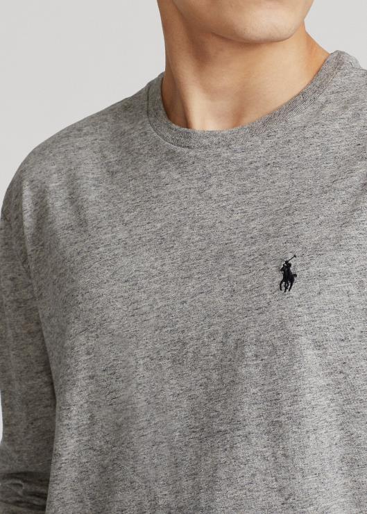 camiseta de manga larga de jersey-todos los ajustes hombres brezo vintage oscuro Ralph Lauren 2XR2V182