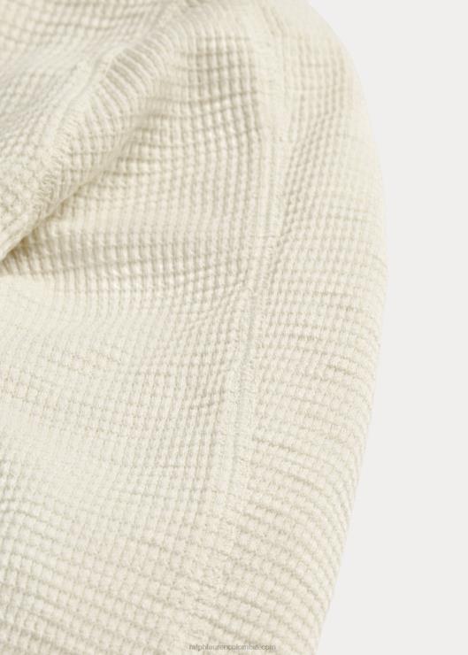 cuello redondo texturizado hombres papel blanco Ralph Lauren 2XR2V1692