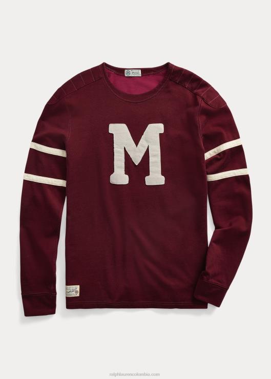 la camiseta de fútbol de la colección morehouse hombres vino clasico Ralph Lauren 2XR2V1273