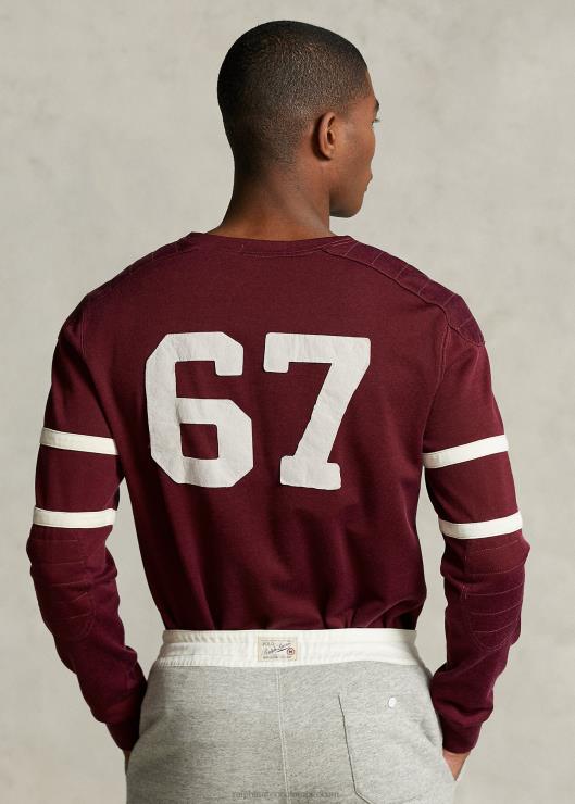 la camiseta de fútbol de la colección morehouse hombres vino clasico Ralph Lauren 2XR2V1273