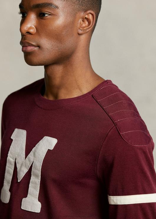 la camiseta de fútbol de la colección morehouse hombres vino clasico Ralph Lauren 2XR2V1273