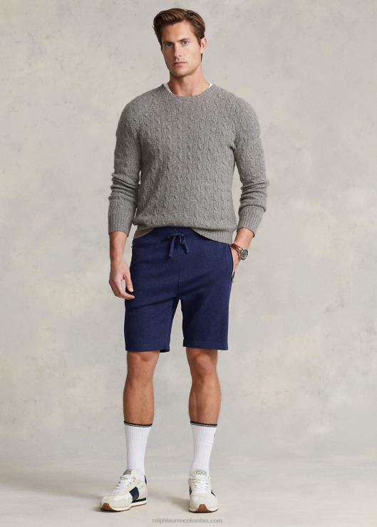 Pantalón corto de jersey de lujo de 8,5 pulgadas hombres brezo azul marino de primavera Ralph Lauren 2XR2V619