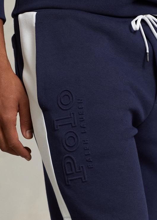 Pantalón corto de malla de punto doble con logotipo de 9,5 pulgadas hombres marina de crucero Ralph Lauren 2XR2V939