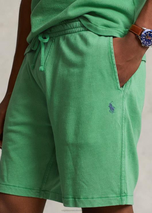 Pantalón corto de rizo spa de 8 pulgadas hombres verde optico Ralph Lauren 2XR2V757