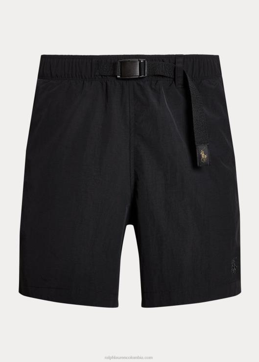 Pantalón corto resistente al agua de ajuste clásico de 6 pulgadas hombres negro Ralph Lauren 2XR2V8438