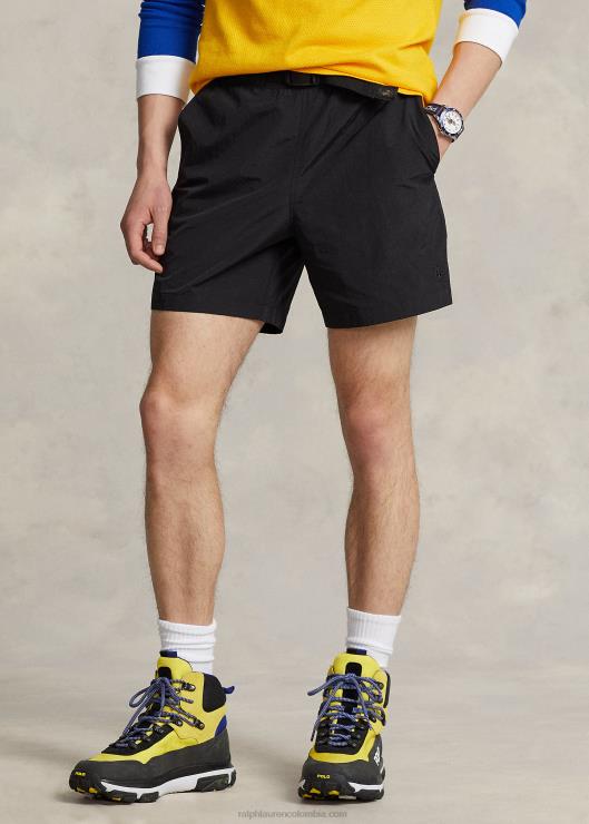 Pantalón corto resistente al agua de ajuste clásico de 6 pulgadas hombres negro Ralph Lauren 2XR2V8438