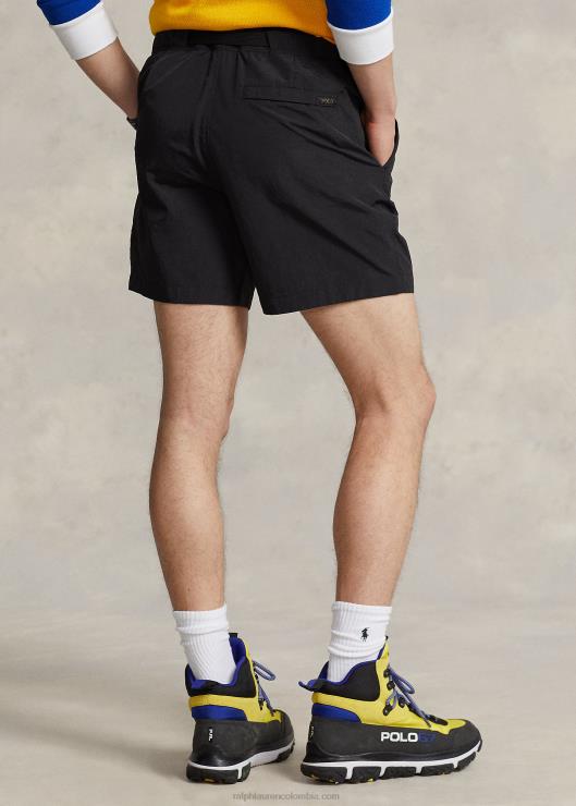 Pantalón corto resistente al agua de ajuste clásico de 6 pulgadas hombres negro Ralph Lauren 2XR2V8438