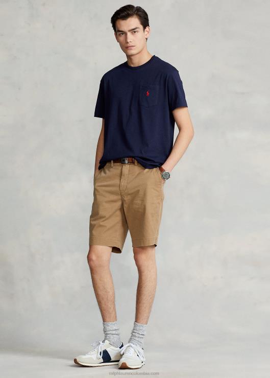 Short chino elástico de ajuste clásico de 9 pulgadas hombres surf de arena Ralph Lauren 2XR2V257