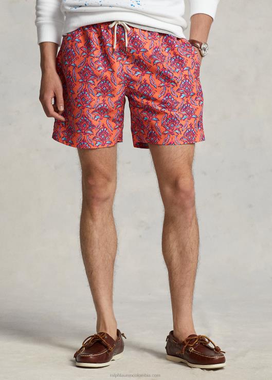 Traje de baño clásico de viajero de 5.75 pulgadas hombres multi Ralph Lauren 2XR2V1018
