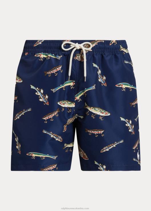 Traje de baño clásico de viajero de 5.75 pulgadas hombres multi Ralph Lauren 2XR2V860