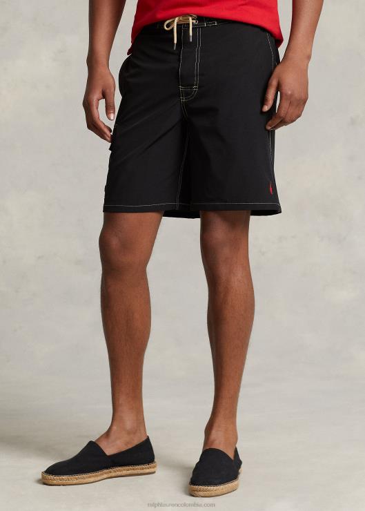 Traje de baño de ajuste clásico kailua de 8.5 pulgadas hombres negro Ralph Lauren 2XR2V382