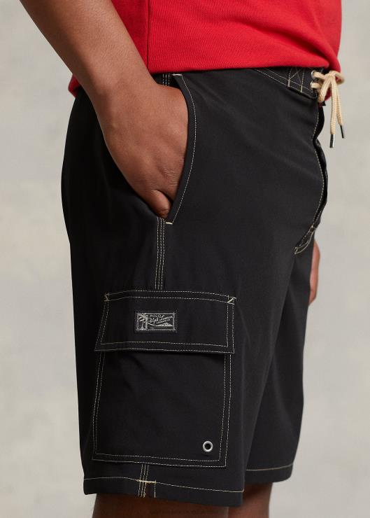 Traje de baño de ajuste clásico kailua de 8.5 pulgadas hombres negro Ralph Lauren 2XR2V382