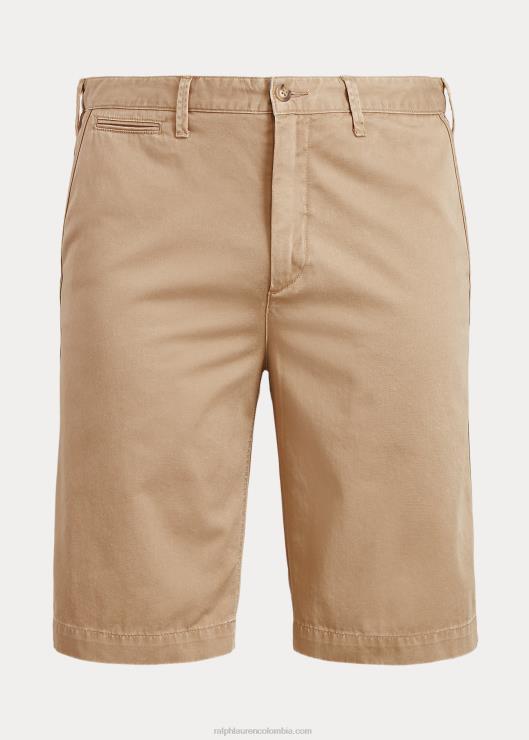 shorts chinos de corte clásico hombres cafe bronceado Ralph Lauren 2XR2V1626