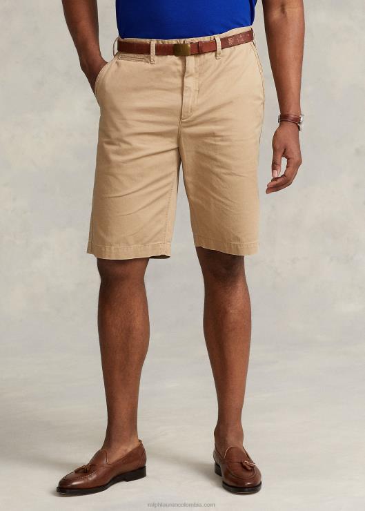 shorts chinos de corte clásico hombres cafe bronceado Ralph Lauren 2XR2V1626