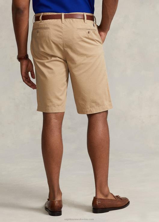 shorts chinos de corte clásico hombres cafe bronceado Ralph Lauren 2XR2V1626