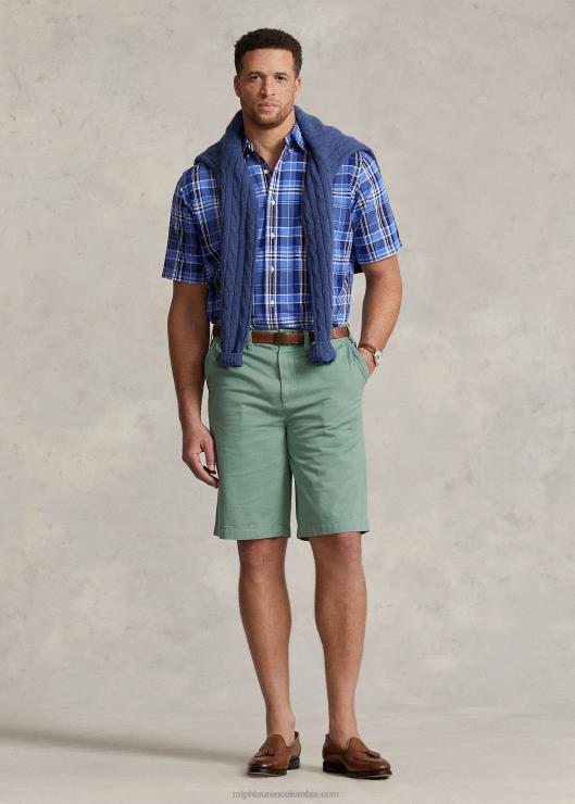 shorts chinos de corte clásico hombres menta descolorida Ralph Lauren 2XR2V1563