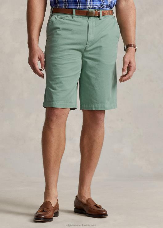 shorts chinos de corte clásico hombres menta descolorida Ralph Lauren 2XR2V1563