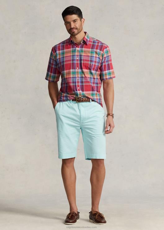 shorts chinos elásticos de ajuste clásico hombres agua de la isla Ralph Lauren 2XR2V1868