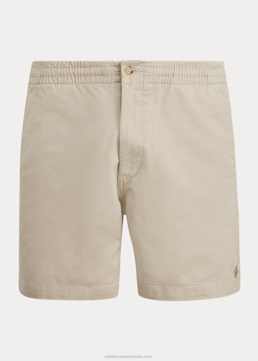 shorts chinos elásticos prepster de polo hombres bronceado caqui Ralph Lauren 2XR2V1460