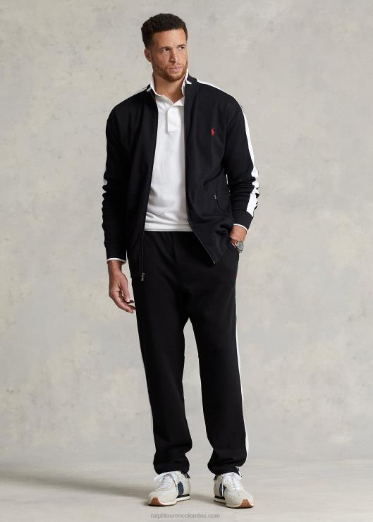 pantalones de chándal interlock hombres negro Ralph Lauren 2XR2V1480