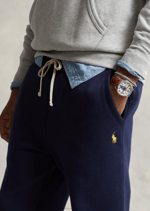 pantalón de chándal de lana hombres marina de crucero Ralph Lauren 2XR2V550