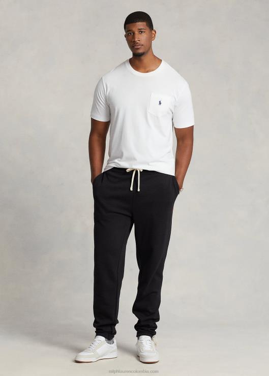 pantalón de chándal de lana hombres negro Ralph Lauren 2XR2V1642