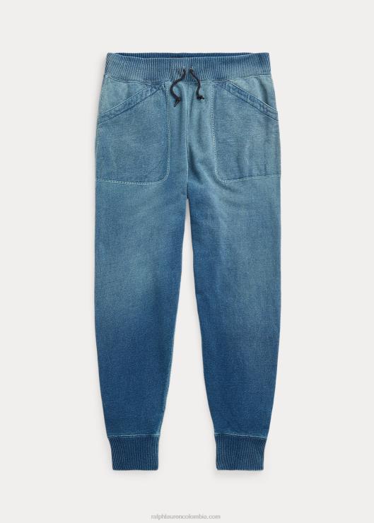 pantalón de chándal de rizo francés hombres índigo Ralph Lauren 2XR2V1730