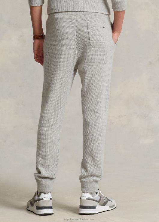 jogger de cachemira lavable hombres brezo gris Ralph Lauren 2XR2V8511
