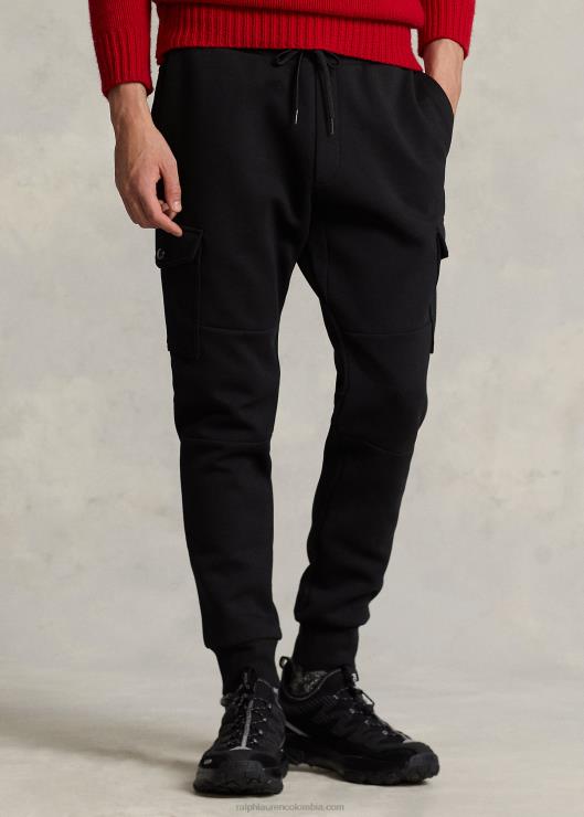 joggers cargo de punto doble hombres negro Ralph Lauren 2XR2V477