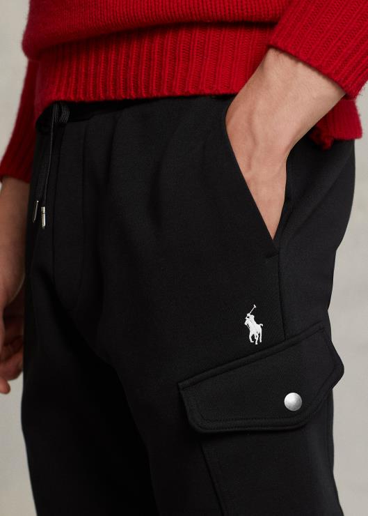 joggers cargo de punto doble hombres negro Ralph Lauren 2XR2V477