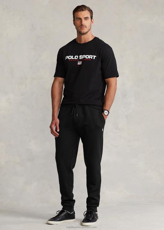 joggers de punto doble hombres negro Ralph Lauren 2XR2V1529