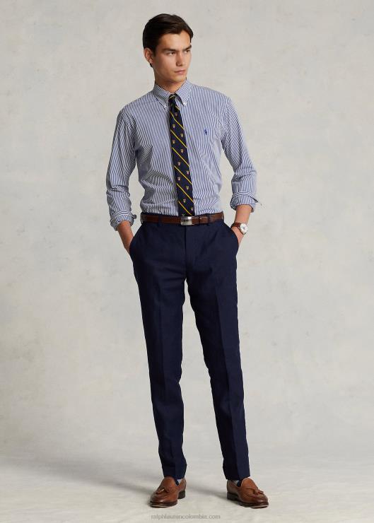 pantalón de traje de lino hombres Armada Ralph Lauren 2XR2V1075