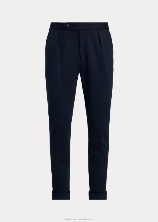 pantalón de traje de punto doble hombres aviador de la marina Ralph Lauren 2XR2V8637