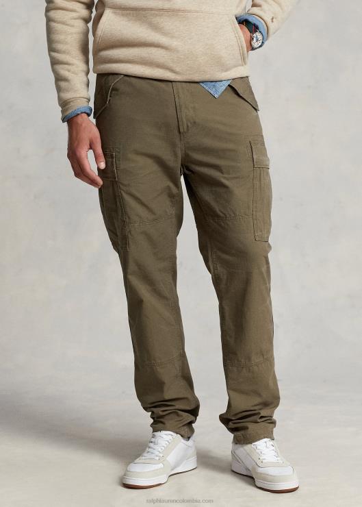 pantalones cargo de lona de ajuste clásico hombres oliva al aire libre Ralph Lauren 2XR2V1801