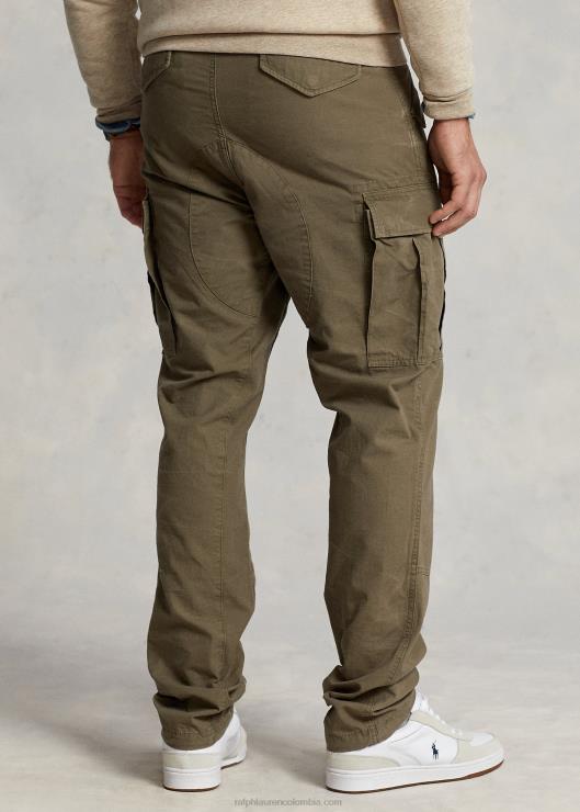 pantalones cargo de lona de ajuste clásico hombres oliva al aire libre Ralph Lauren 2XR2V1801