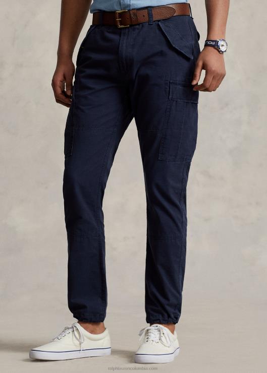 pantalones cargo slim fit de lona hombres aviador de la marina Ralph Lauren 2XR2V504